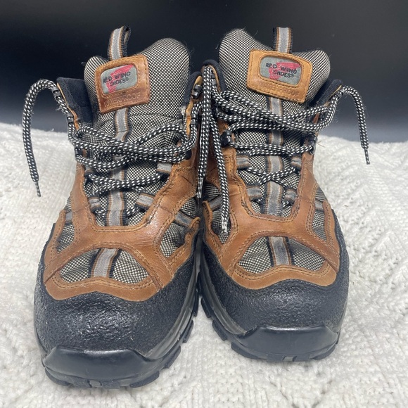 Red Wing 8668 Hiking Shoes Men’s 9.5 Brown Leather Trail Outdoor Made in USA - Picture 3 of 12